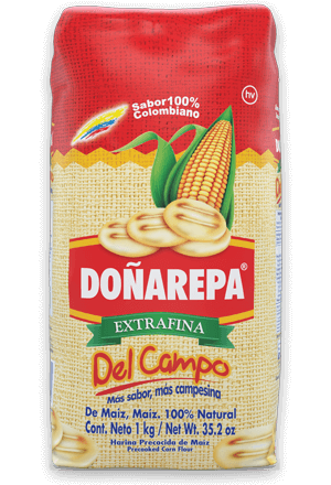 Harina de maíz de Doñarepa extrafina del campo