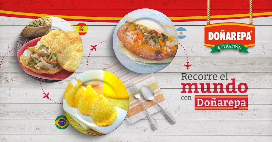 Recorre el mundo con Doñarepa
